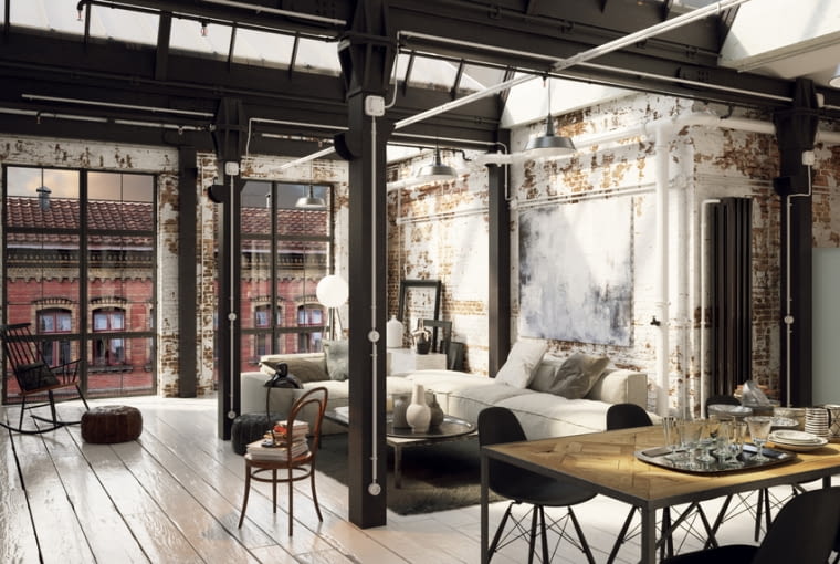 Styl industrialny: aranżacje nawiązujące do dawnych loftów Styl industrialny: aranżacje nawiązujące do dawnych loftów