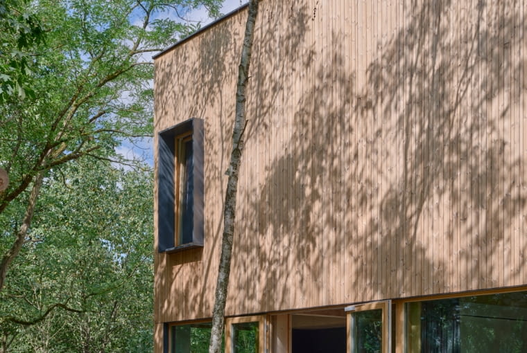 Biblioteka na warszawskiej Białołęce, przy ulicy Kłosowej 6A. Proj. AMBIENT
