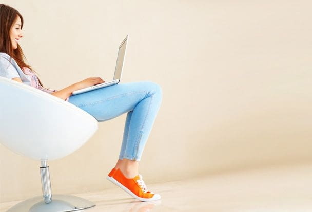 blog, laptop, blogerka