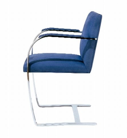Brno Chair fotel zaprojektowany do willi Tugendhatów w Brnie, Knoll Brno Chair fotel zaprojektowany do willi Tugendhatów w Brnie, Knoll