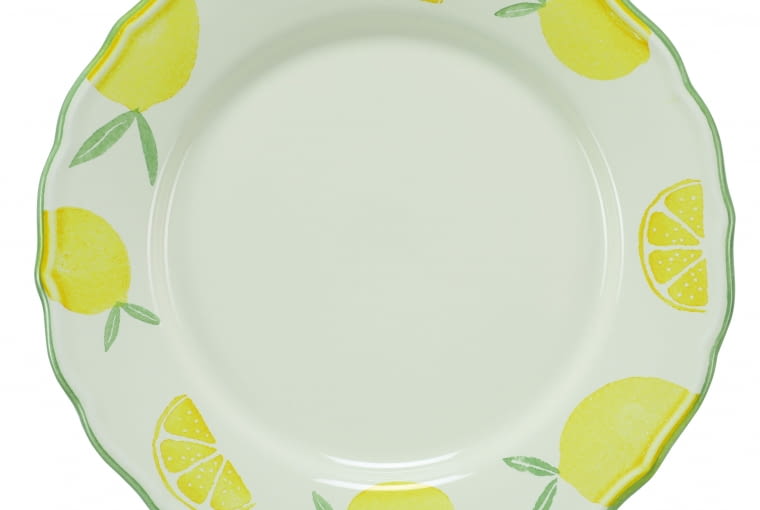F&F Home: talerz obiadowy Lemon, 12,99 zł Letnie dekoracje od F&F Home