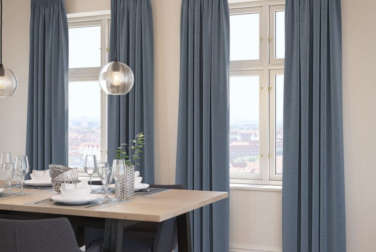 Zasłona zaciemniająca ALDRA 1x140x300 nieb. zasłony zaciemniające