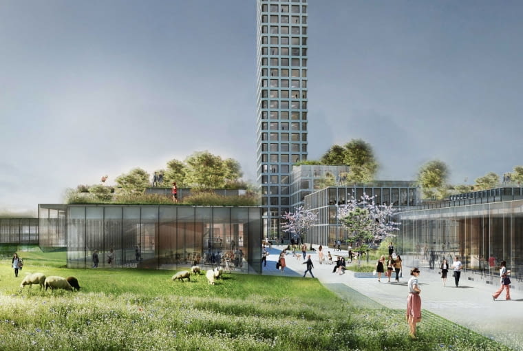 Bestseller Tower w Brande (Dania) - najwyższy wieżowiec w Europie Zachodniej. Proj. Dorte Mandrup Arkitekter Bestseller Tower w Brande (Dania) - najwyższy wieżowiec w Europie Zachodniej. Proj. Dorte Mandrup Arkitekter