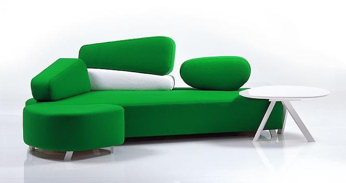 Mosspink sofa