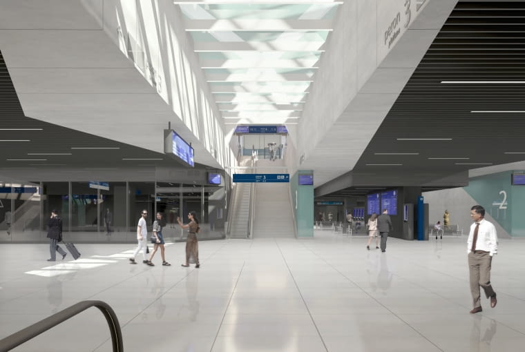 Modernizacja stacji Warszawa Zachodnia. Proj. DWAA Architekci Modernizacja stacji Warszawa Zachodnia. Proj. DWAA Architekci