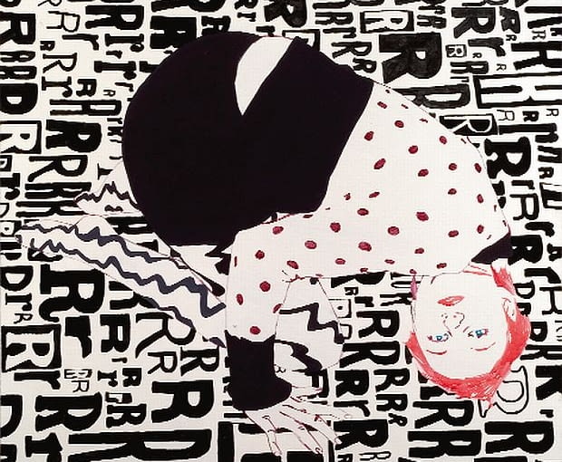 Bez tytułu, 100 x 100 cm, tempera żółtkowa, płótno, 2006 r. agnieszka sandomierz, obrazy