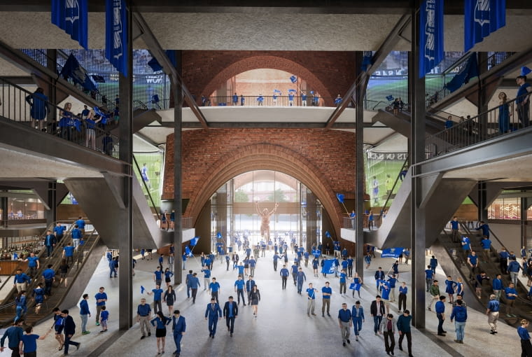 Nowy stadion Birmingham City F.C. Proj. Heatherwick Studio i MANICA Architecture