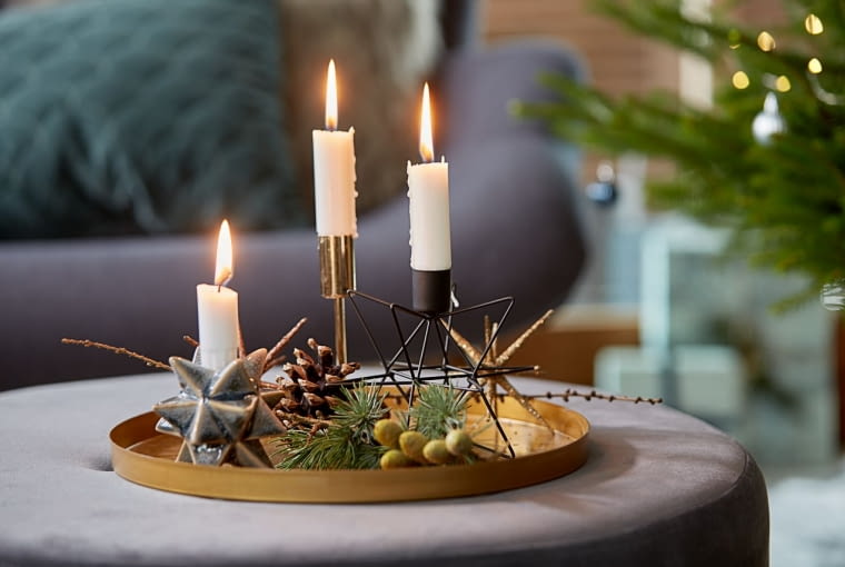 Świąteczna oferta w Jysk: Świeczka Heulandit, 15,26 zł Świąteczna oferta w Jysk