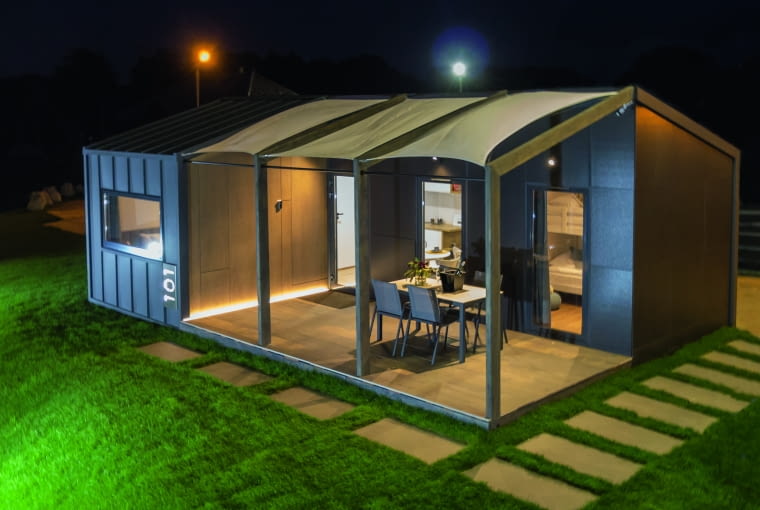 Dom modułowy w jeden dzień dom domy inspiracje dom mały dom tani w budowie realizacje małe domy budowa domu projekt domu