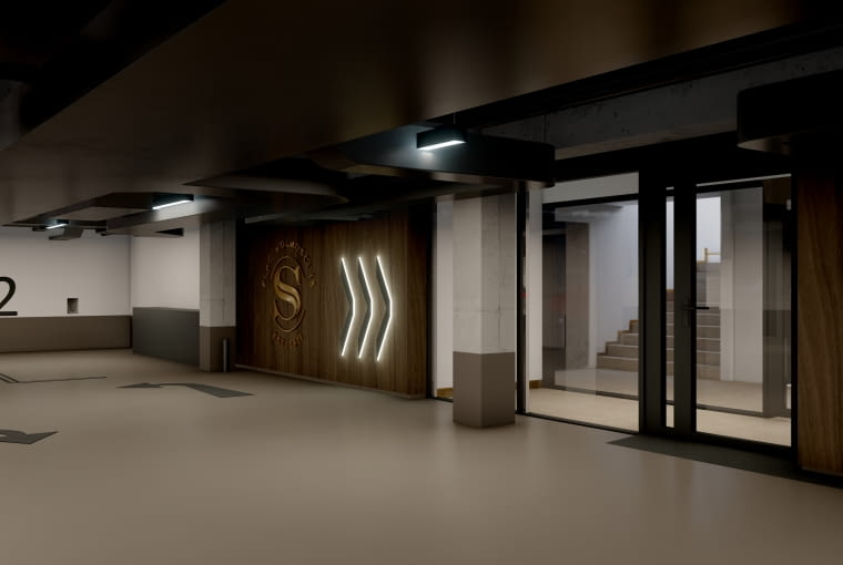 Skarbiec przy Placu Wolności 15 - wizualizacja parkingu Skarbiec przy Placu Wolności 15 - wizualizacja parkingu