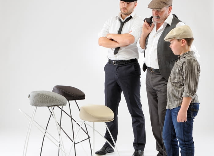 stołek Picciotto; proj. Fabio Vinella