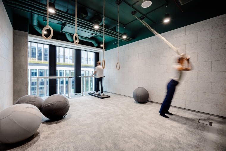 Biuro Lux Med w Warszawie. Proj. Workspace