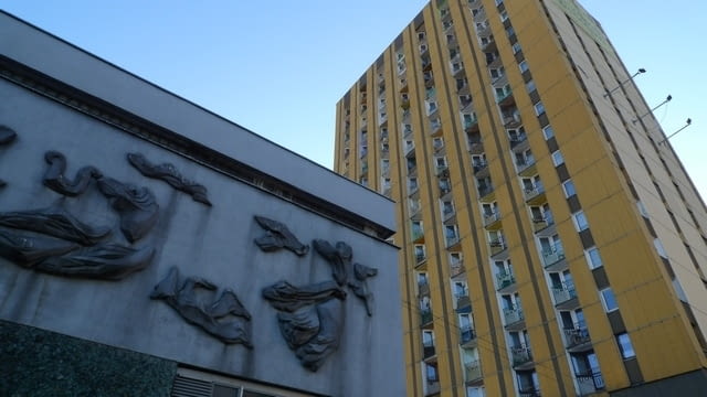 Katowice, ślizgowiec przy al. Korfantego 8 Ślizgowiec, Katowice, fot. ace