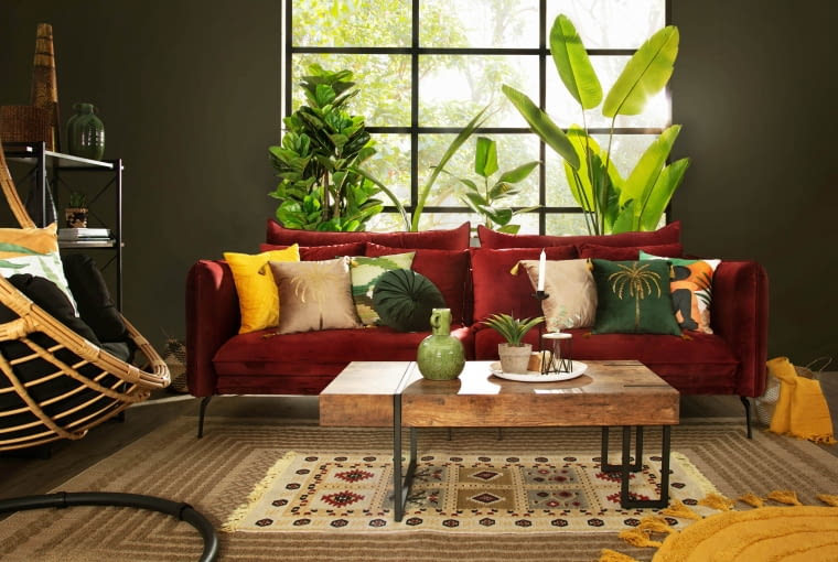 Kolorowe tekstylia - odświeżamy aranżację