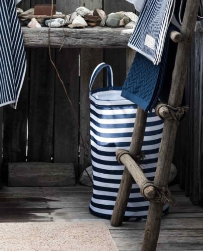 H&M Home: worek na brudną bieliznę. Cena: 49,90 zł. H&M Home, łazienka, tekstylia, dodatki do łazienki