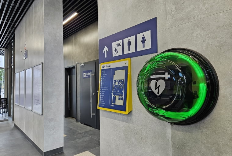 Dworzec w Tłuszczu - wnętrza Dworzec w Tłuszczu - wnętrza