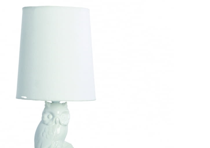 Ceramiczna Lampa Alicia z postawą w kształcie sowy. Cena: 210 zł. Do kupienia na malabelle.pl Ceramiczna Lampa Alicia z postawą w kształcie sowy.