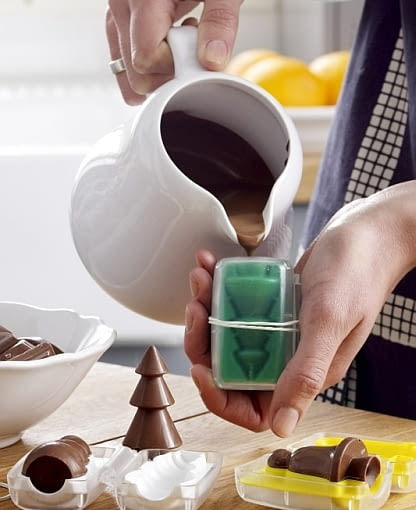 Forma do czekolady/marcepanu SNÖKUL z IKEA(różne wzory, 3 sztuki) - 3,99 zł ikea, święta, dekoracje na świeta, gwiazdka, ikei, dodatki z ikei