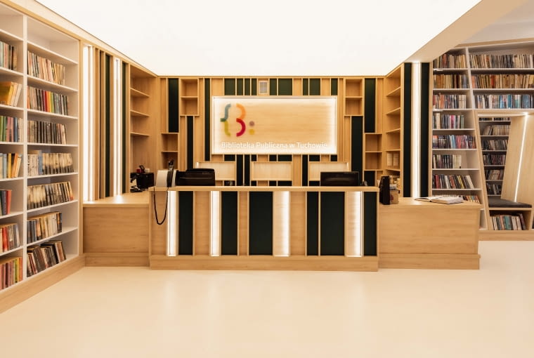 Biblioteka w Tuchowie. Proj. GK-Atelier