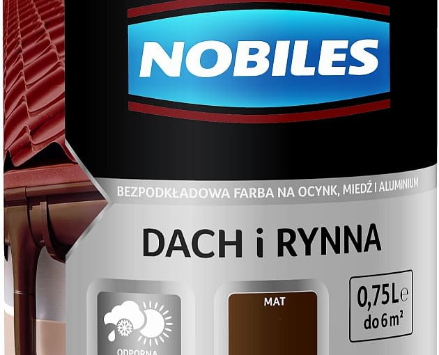 Farba Dach i Rynna; cena: ok. 30 zł/0,75 l malowanie blachodachówki