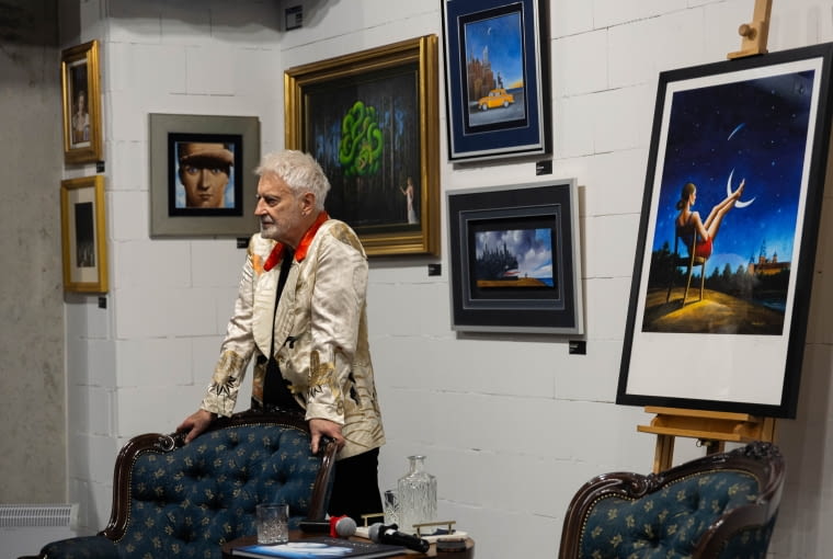 Wernisaż wystawy "Desire" Rafała Olbińskiego w Krakowie