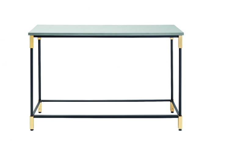 Match Prosta forma zainspirowana przemysłowymi półkami. Wzbogacona o marmurowy blat i dekoracyjne łączniki z mosiądzu. Od 7850 zł, Arflex/Mesmetric