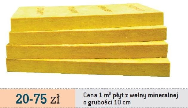 Płyty z wełny mineralnej wełna mineralna