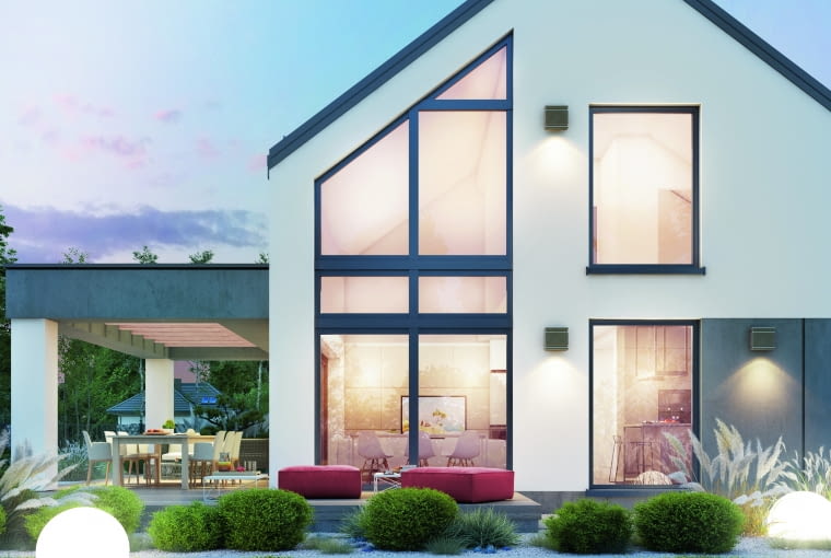 Dom w Kellerisach (G2) Domy z dużymi przeszkleniami