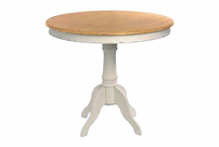 Stół okrągły, drewno topolowe, śr. 91 cm, Patio Meble, cena: 750 zł Stół okrągły, drewno topolowe, śr. 91 cm, Patio Meble, cena: 750 zł