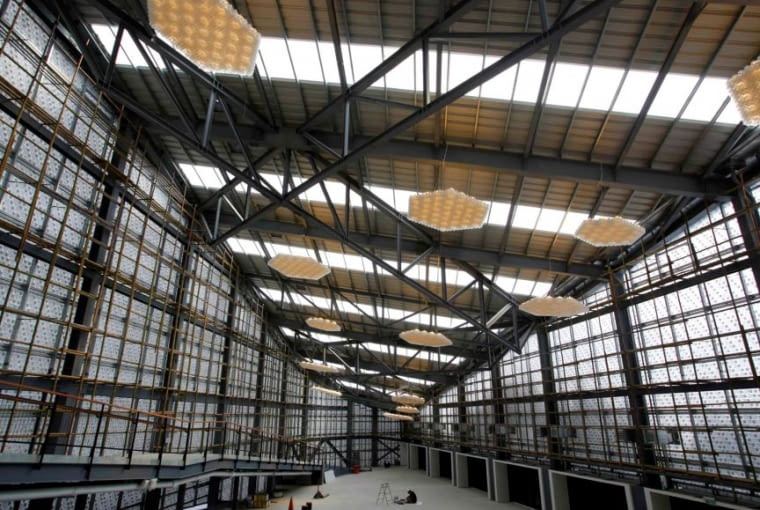 Pawilon w Tajpei wykonany z 1,5 milionów plastikowych butelek Pawilon w Taipei wykonany z 1,5 milionów plastikowych butelek