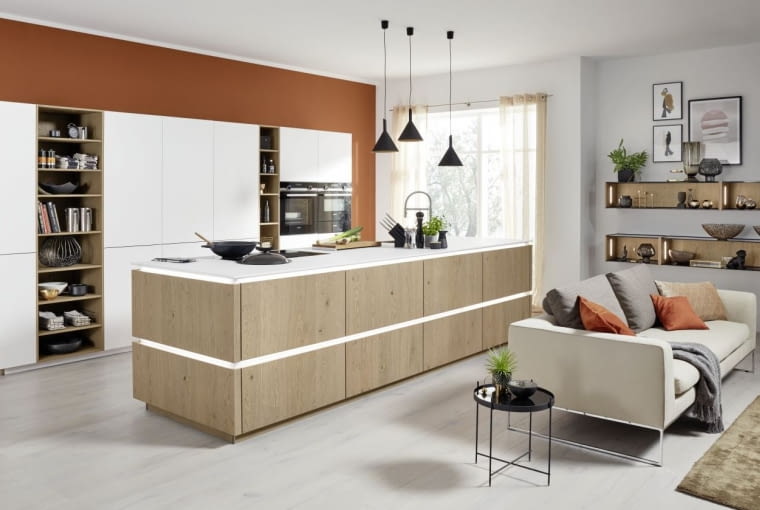 Wyspa kuchenna kuchnia na wymiar