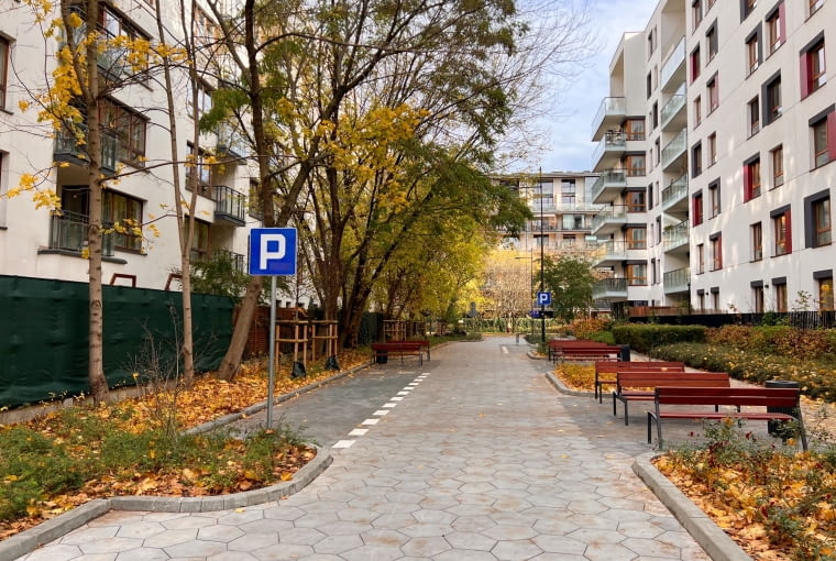 Woonerf na ul. Brandysa