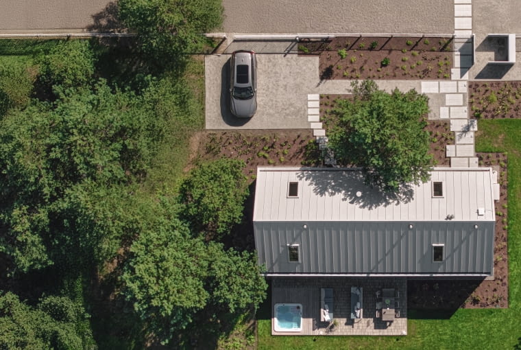 Kownatki Lake House - zdjęcie z drona