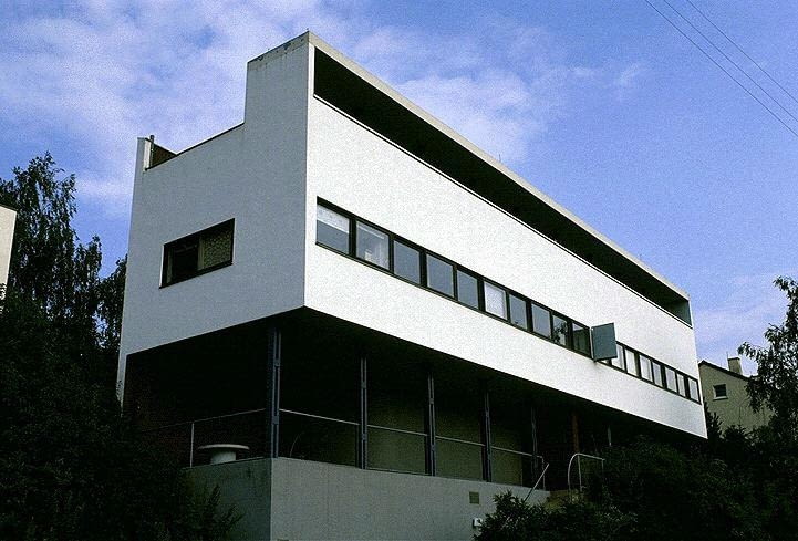 Willa autorstwa Le Corbusiera, modernistyczne osiedle mieszkalne Weissenhof w Stuttgarcie, 1927 modernistyczne osiedle mieszkalne Weissenhof w Stuttgarcie, 1927