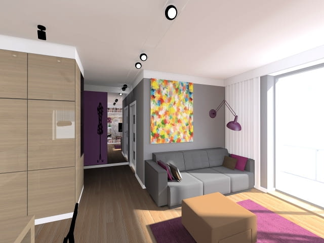 Projekt kawalerki 30 m2 Projekt kawalerki 30 m2