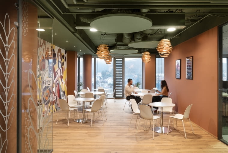 Biuro firmy Bayer w Oliwia Centre. Proj. Design Anatomy