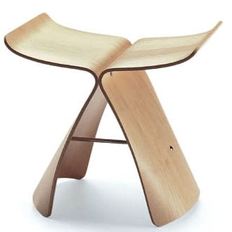 Butterfly stool; projekt: Sori Yanagi Butterfly stool; projekt: Sori Yanagi