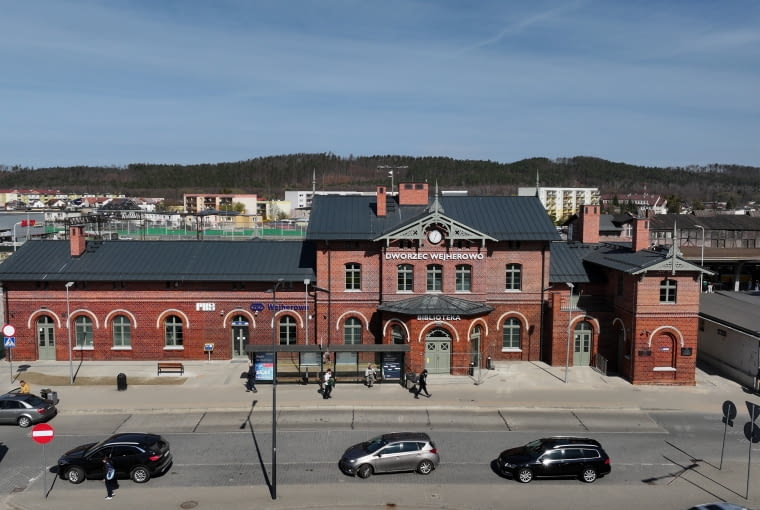 Dworzec w Wejherowie po remoncie