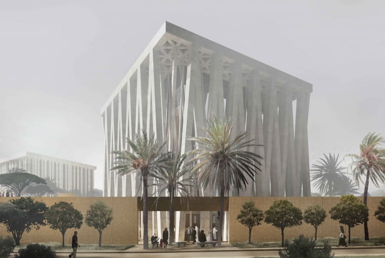 Dom Abrahama w Abu Zabi - synagofa. Proj. Adjaye Associates Dom Abrahama w Abu Zabi - synagofa. Proj. Adjaye Associates