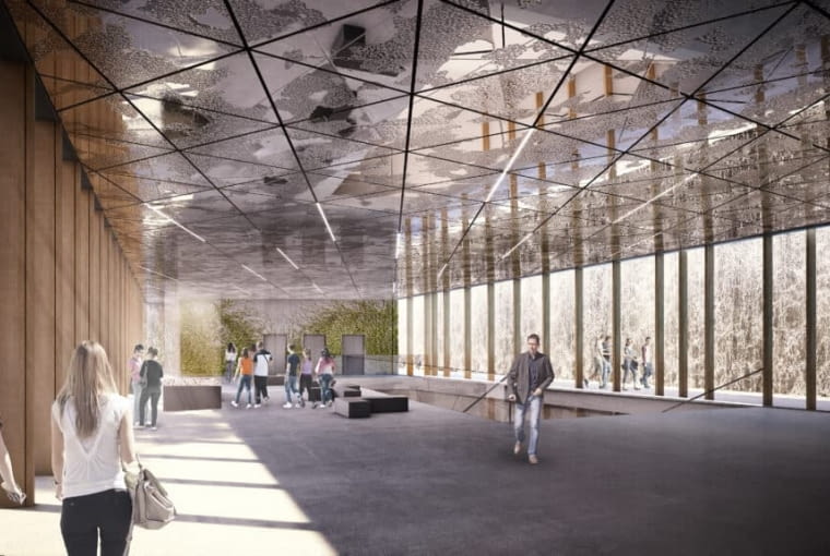 Koncepcja rozbudowy Muzeum Powstania Warszawskiego. Proj. Nizio Design International