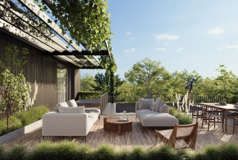 Park Hill na warszawskim Mokotowie. Proj. Z3Z ARCHITEKCI Park Hill na warszawskim Mokotowie. Proj. Z3Z ARCHITEKCI