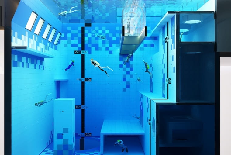 Deepspot - basen nurkowy w Mszczonowie. Deepspot - basen nurkowy w Mszczonowie.