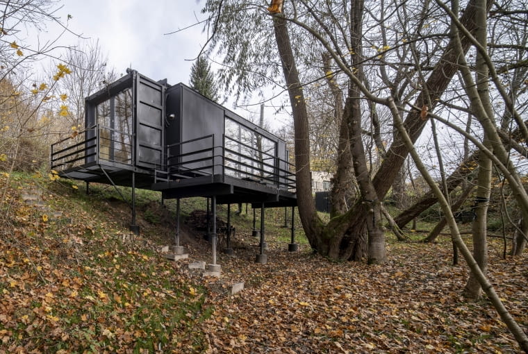 Offroadhouse we Wrzeszczynie. Proj. Józef Franczok (współzałożyciel pracowni PORT) Offroadhouse we Wrzeszczynie. Proj. Józef Franczok (współzałożyciel pracowni PORT)