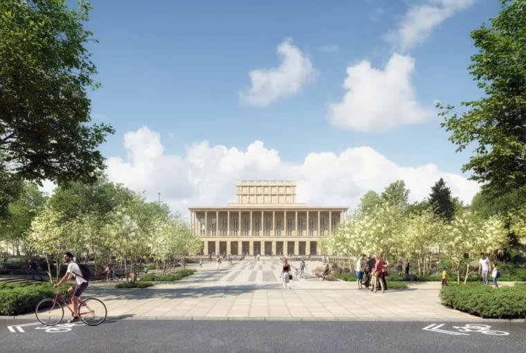 Plac Dąbrowskiego w Łodzi po metamorfozie Plac Dąbrowskiego w Łodzi po metamorfozie