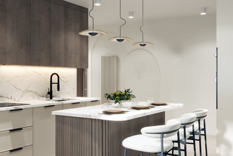 Aranżacja 120-metrowego apartamentu w Warszawie Aranżacja 120-metrowego apartamentu w Warszawie