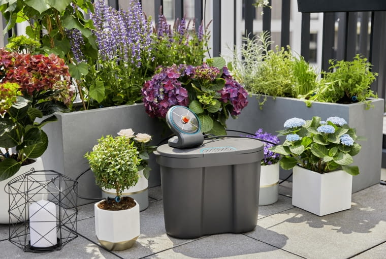 Nawadnianie roślin na balkonie i tarasie - zestaw AquaBloom