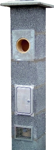 Za ceramiczny komin prefabrykowany o średnicy 140 mm i wysokości 8 m zapłacimy od 2400 zł komin do kotła atmosferycznego