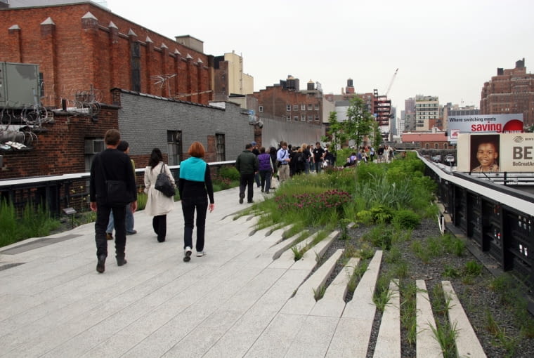 Park High Line w Nowym Jorku Park High Line w Nowym Jorku