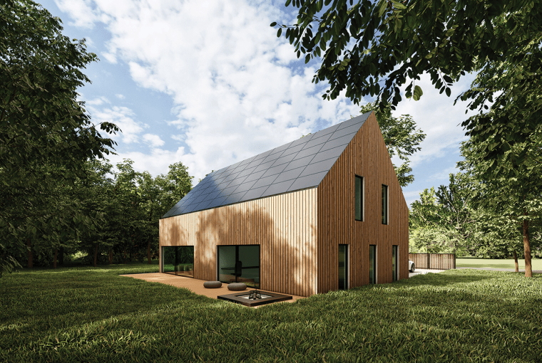 Nagroda główna konkursu "Dom Przyszłości. Najlepszy projekt SunRoof 2020": Wooden Eco-House in the Forest. Proj. Adam Piaseczyński Nagroda główna konkursu "Dom Przyszłości. Najlepszy projekt SunRoof 2020": Wooden Eco-House in the Forest. Proj. Adam Piaseczyński