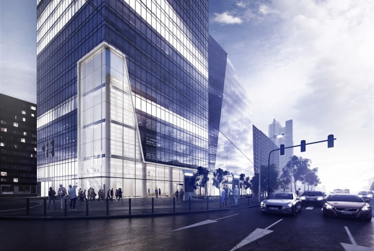 Wieżowiec Q22 będzie wysoki na 155 metrów Wieżowiec Q22 będzie wysoki na 155 metrów